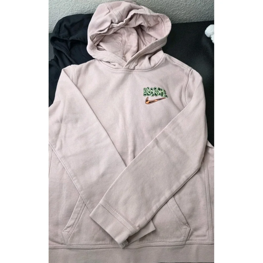 2pc Nike Sportswear Retro Sport Groovy Pullover Hoodie Full Zip Jacket Kids L/XL